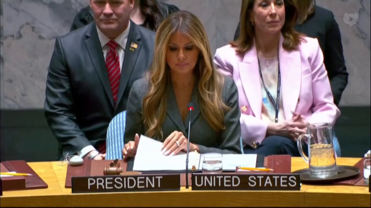 Melania Trump Makes History as First Lady Presiding Over UN Security Council Meeting on Children, Technology, and Education in Conflict