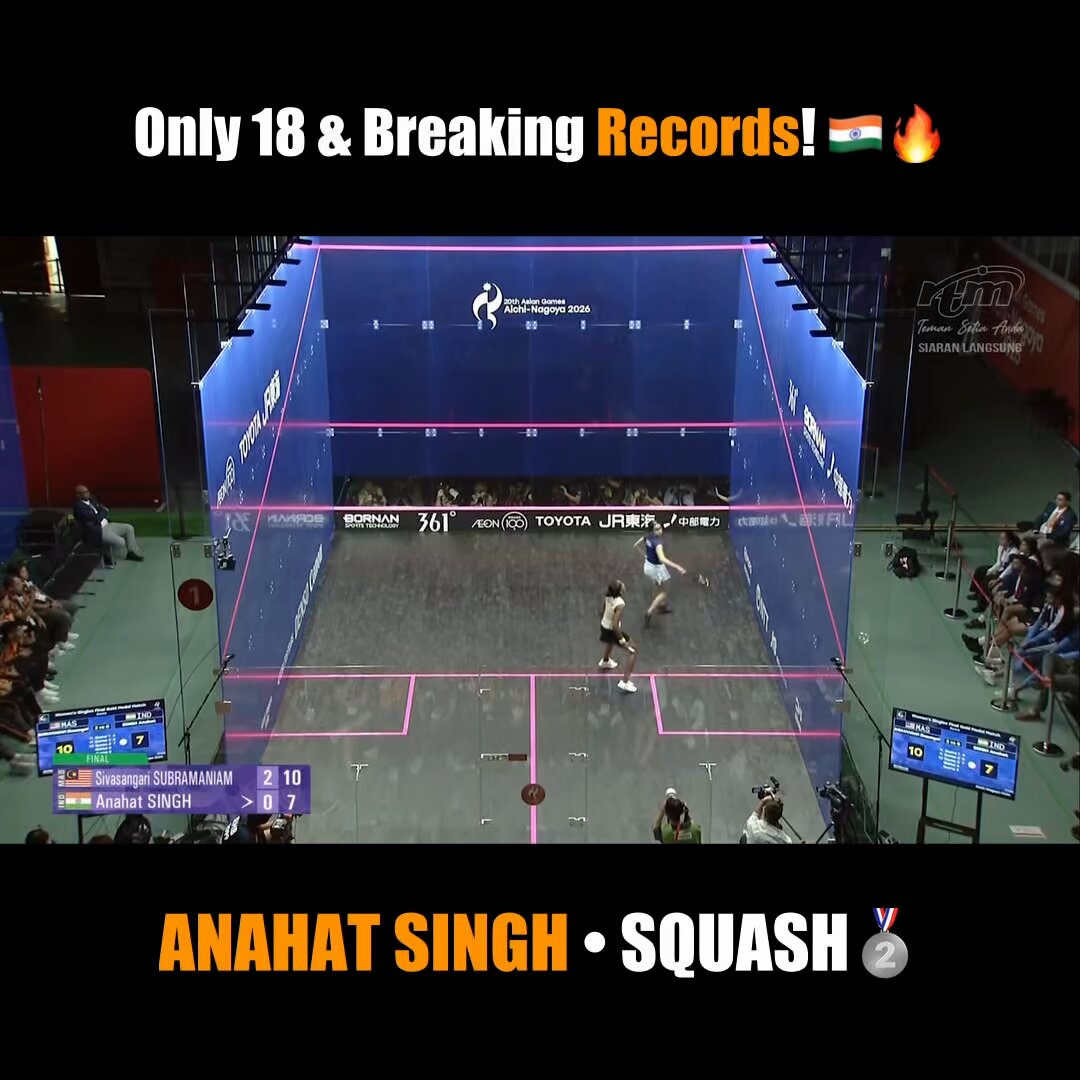 Anahat Singh Takes Historic Women's Squash Silver at Asian Games