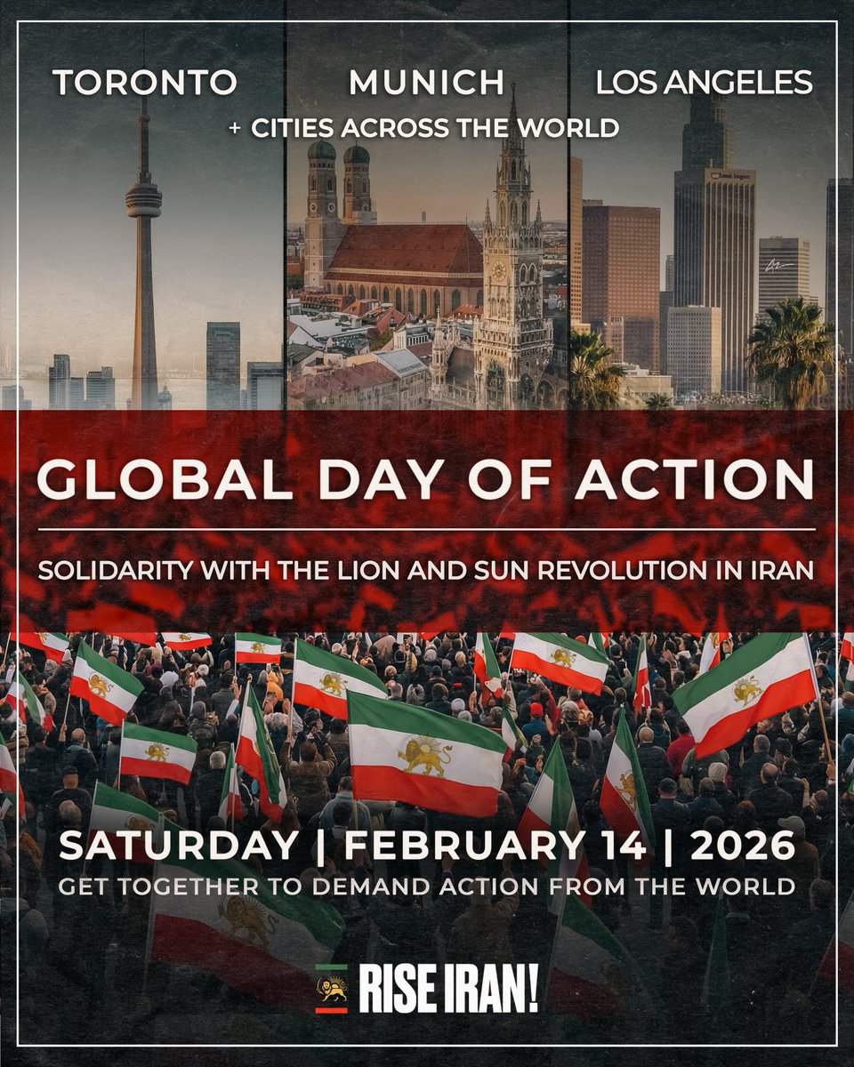 Feb 14 Rallies Ignite Global Calls for Iran Revolution Against Islamic Republic
