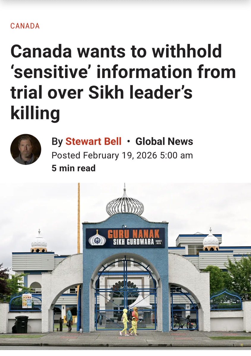 Canada Seeks Court Order to Withhold Sensitive Evidence in Nijjar Murder Case Amid National Security and Diplomatic Concerns