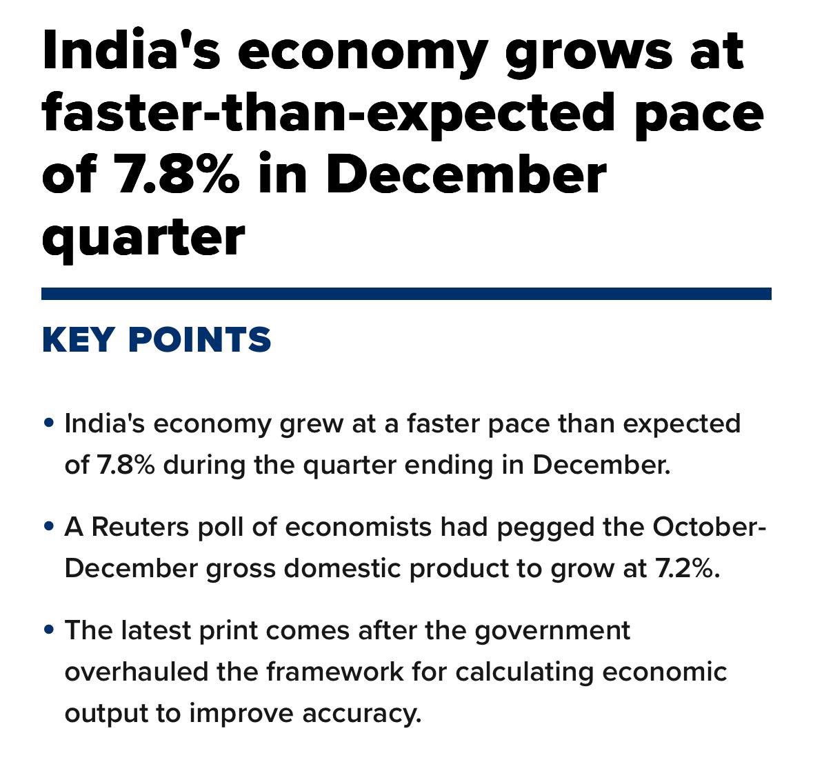 India’s Q3 FY26 GDP Growth Projection Hits 8.3% in UBI Report: A Robust Economic Surge Signals Global Confidence