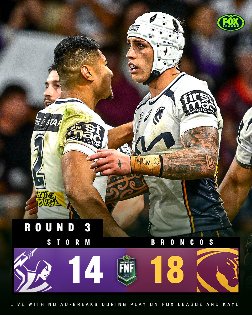 Broncos Stun Storm 18-14 in Epic Comeback: NRL Round 3 Thriller Ignites Social Media Frenzy