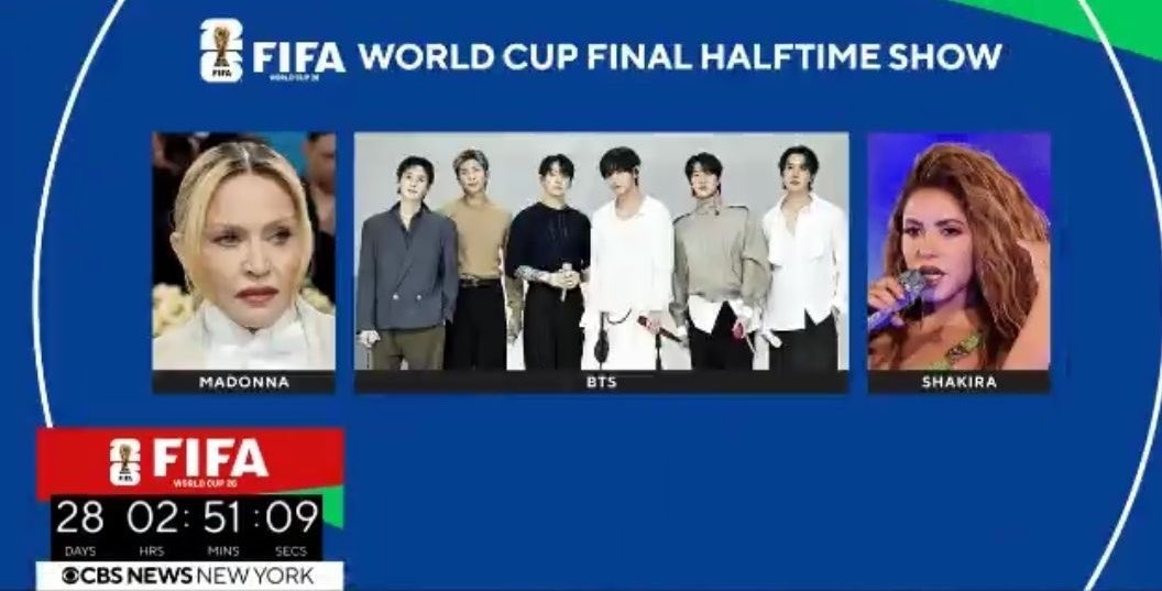 CBS New York Faces Backlash for Excluding Jimin from BTS Photo in FIFA World Cup 2026 Halftime Show Broadcast