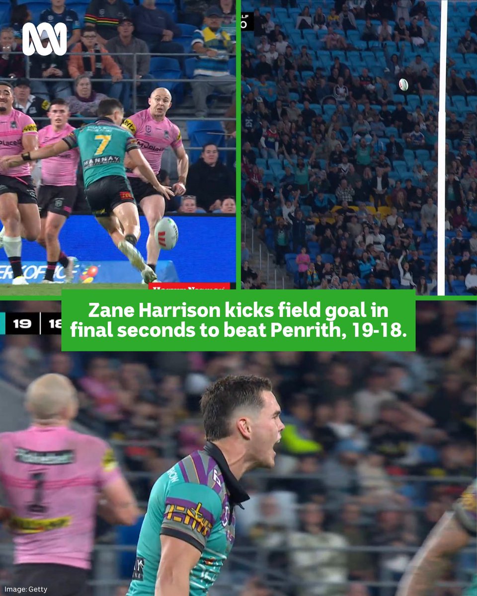 Gold Coast Titans Shock Penrith Panthers with Last-Minute Zane Harrison Field Goal