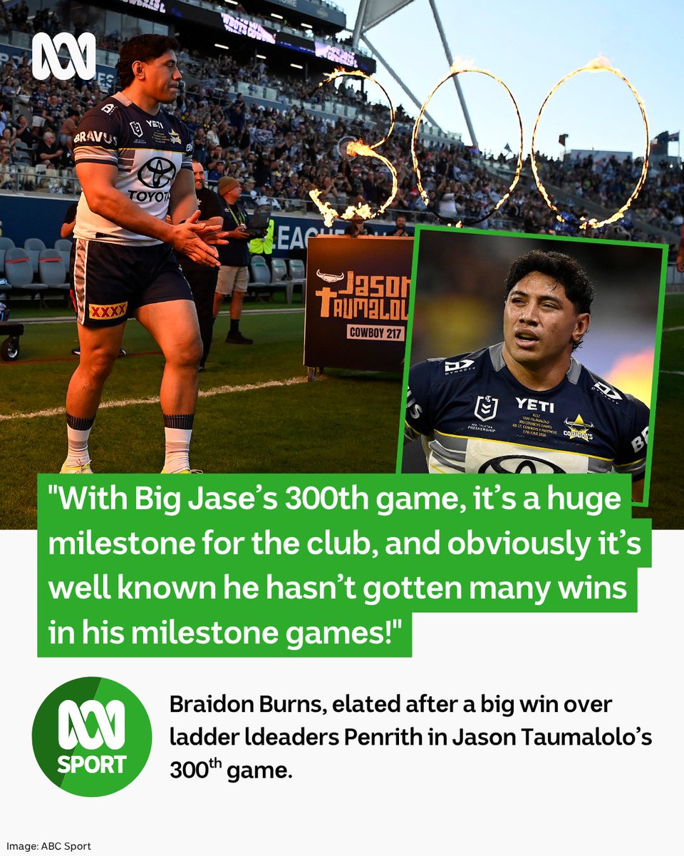 Cowboys Upset Panthers in Taumalolo's 300th Game Milestone