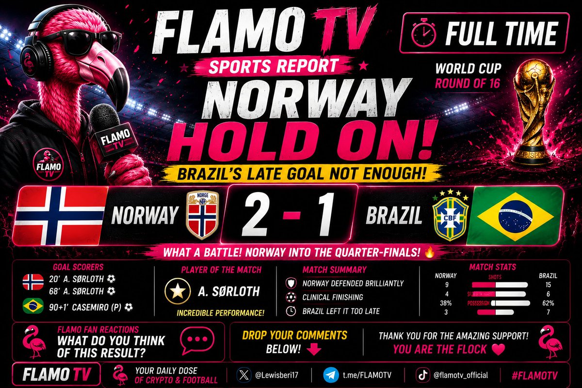Norway's Historic Upset: Haaland Powers Underdogs Past Brazil in World Cup Showdown