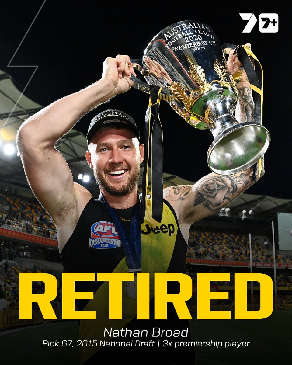Nathan Broad's Retirement Marks the End of Richmond's Premiership Dynasty Era