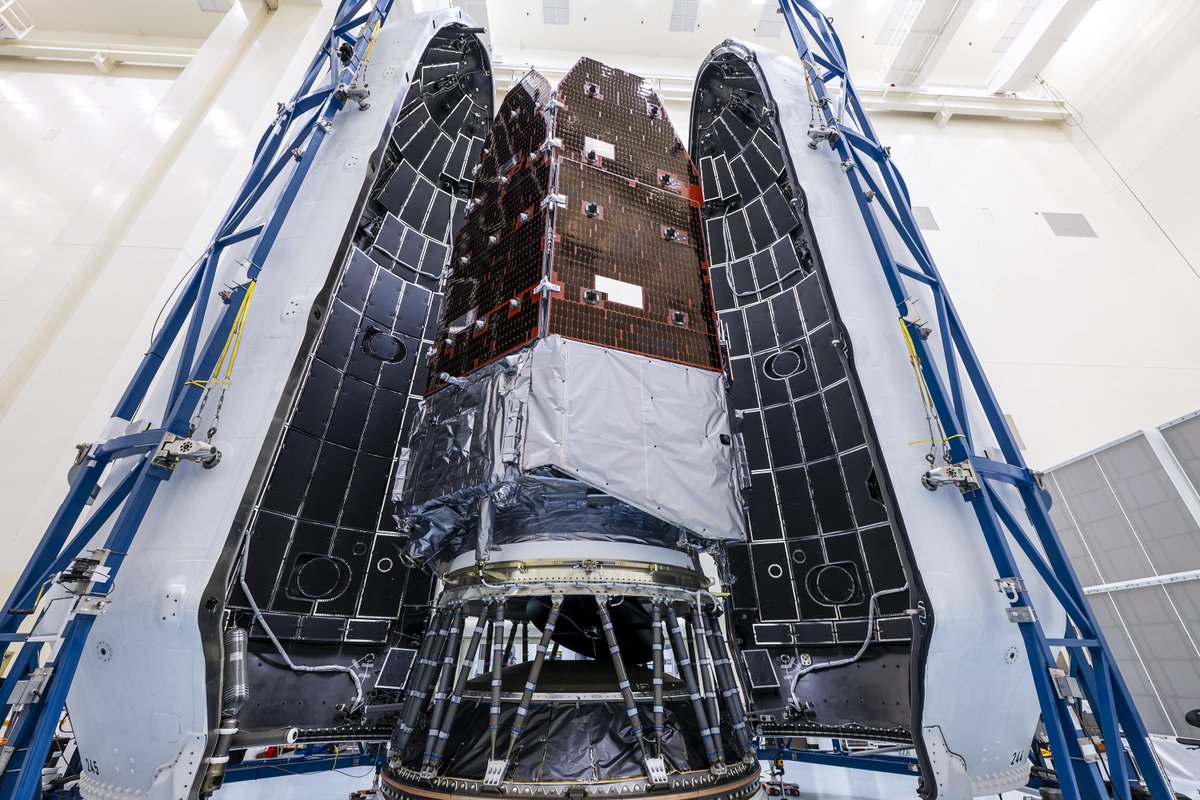 NASA Seals Roman Telescope in Falcon Heavy Fairing Ahead of Florida Launch
