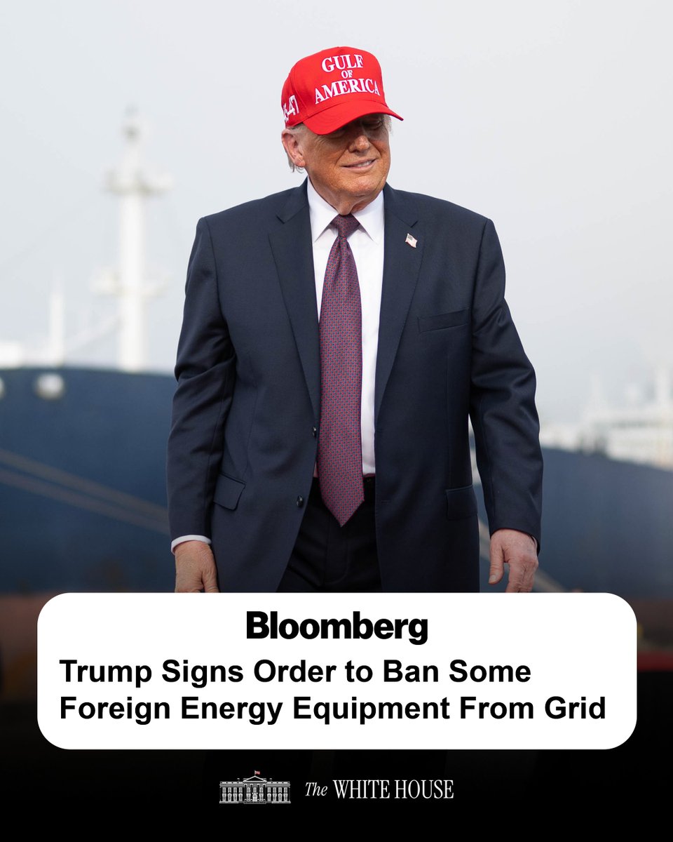 Trump Order Bars Certain Foreign Equipment From the U.S. Power Grid