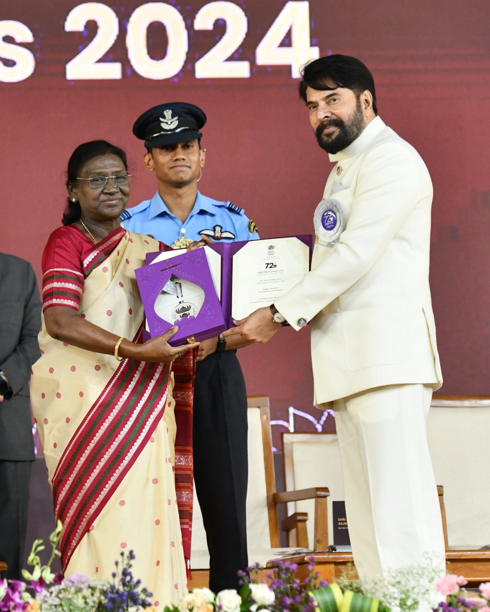 President Murmu Presents 72nd National Film Awards at Statue of Unity
