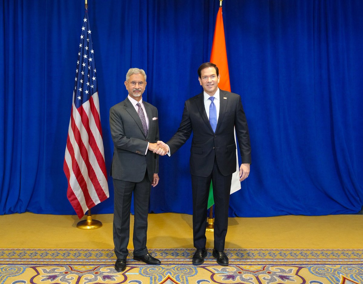 Rubio and Jaishankar Meet in New York as India Flags Sanctions Concerns