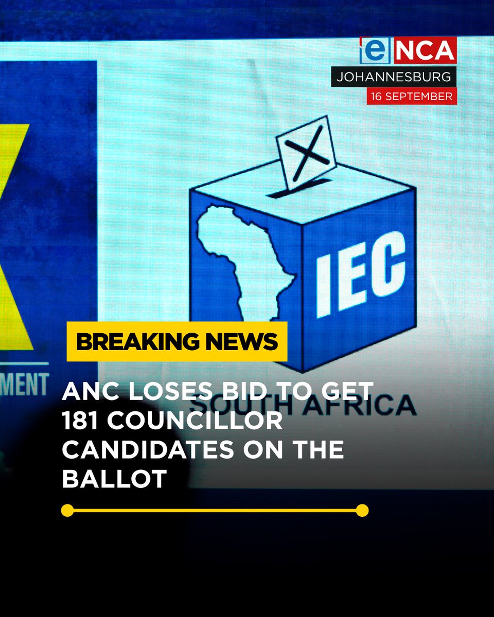 ANC Loses Court Fight Over Late Lists, Leaving 181 Councillor Candidates Off the Ballot